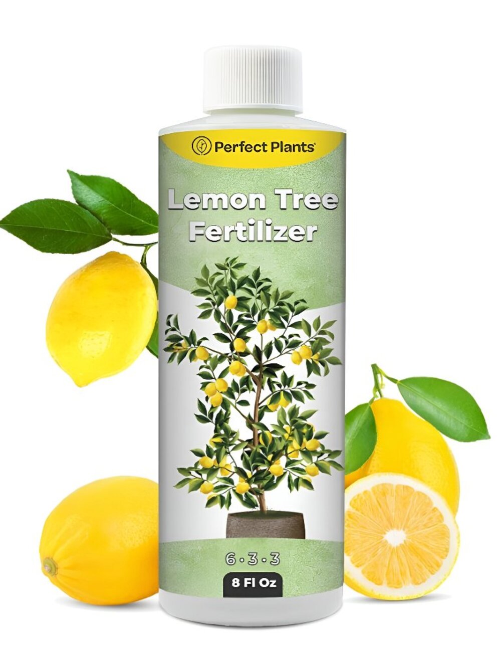 Perfect Plants Liquid Lemon Tree Fertilizer, 8 oz, Citrus Plant Food - A1
